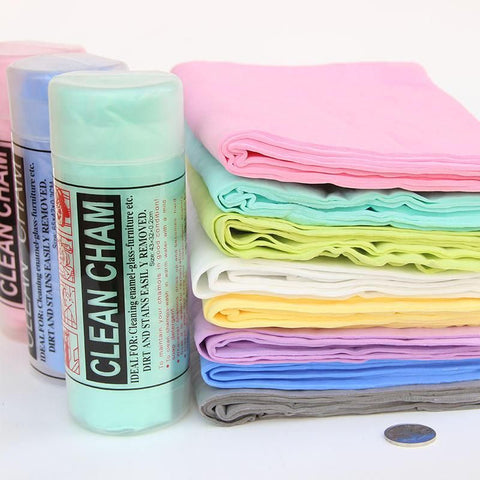 Clean Cham Synthetic Chamois Cloth (Assorted, Pack of 1)