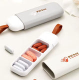 Three-Compartment Small Pill Organizer Box